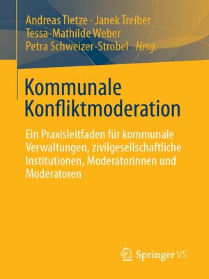 cover image of Kommunale Konfliktmoderation